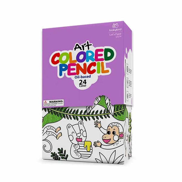 COLOURED PENCILS - 24PC - TOOKYLAND