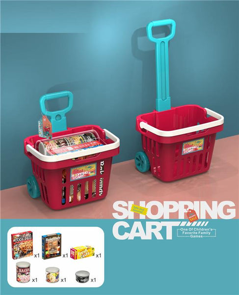 PULL ALONG SHOPPING TROLLEY