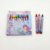 12PC MERMAID CRAYONS