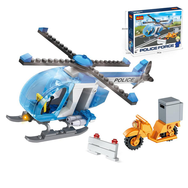 POLICE HELICOPTER  164PC -  COGO