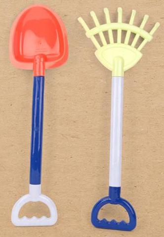 SAND SPADE AND RAKE