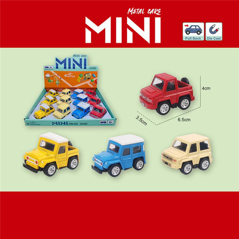 ALLOY VINTAGE CARS - 12PC