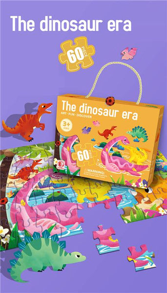 60PC DINOSAUR PUZZLE