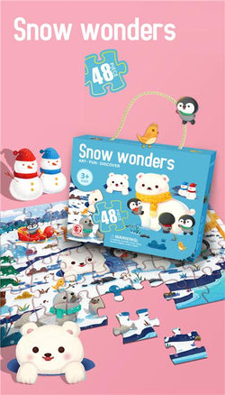 48PC SNOW WONDERS PUZZLE