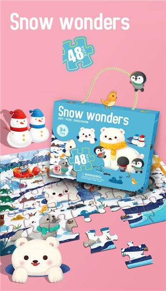 48PC SNOW WONDERS PUZZLE