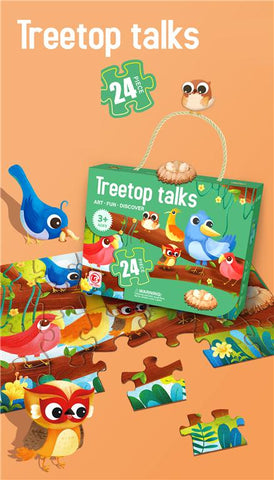 24PC TREETOP TALKS PUZZLE