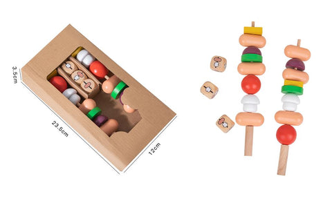 WOODEN BRAAI SKEWER GAME