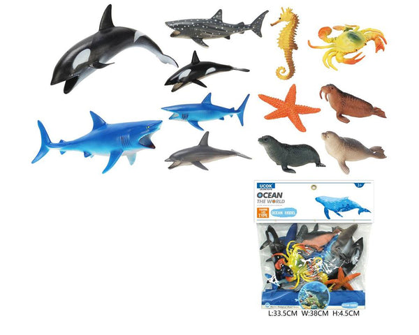 MARINE CREATURES - 12PC