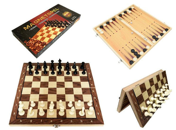 MAGNETIC 3 IN 1 CHESS