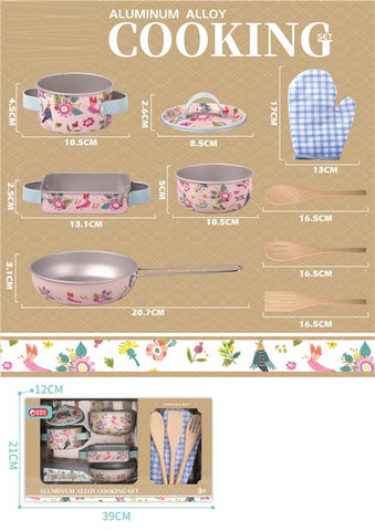 COOKING SET - METAL-OUT OF STOCK