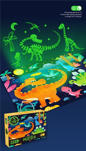 96PC LUMO DINO PUZZLE