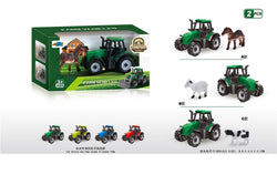 TRACTOR WITH ANIMAL