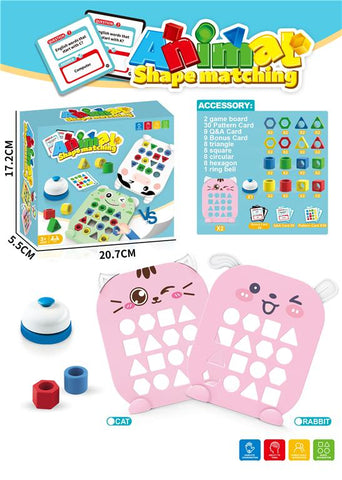 MATCHING SHAPES RACING GAME