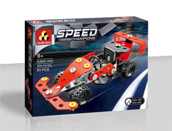 METAL RACING CAR BUILD - 83PC