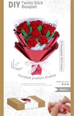 RED ROSES BOUQUET - DIY