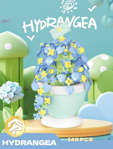 FLOWER BUILD - 145PC HYDRANGEA