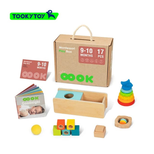 MONTESSORI INSPIRED PLAY BOX - 9 TO 10 MONTHS - TOOKY TOY