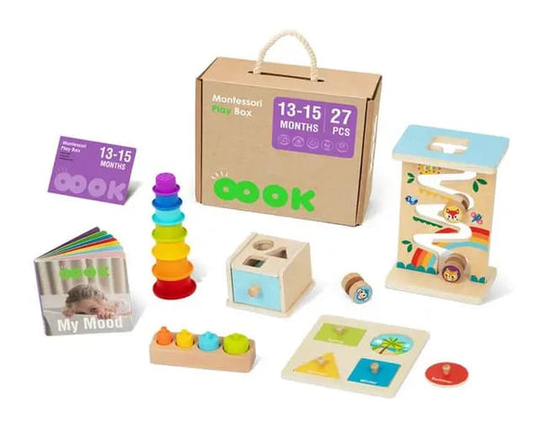 MONTESSORI INSPIRED PLAY BOX - 13 TO 15 MONTHS - TOOKY TOY