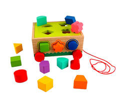SHAPE SORTER CART - TOOKY TOY - OUT OF STOCK
