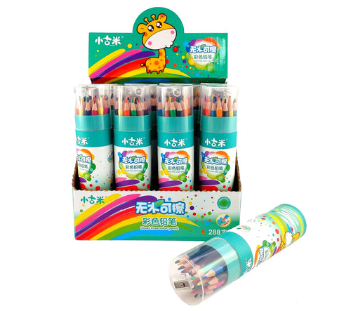 PENCIL CRAYON TUBES - 12PC