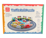 44PC TRAFFIC RAIL PUZZLE