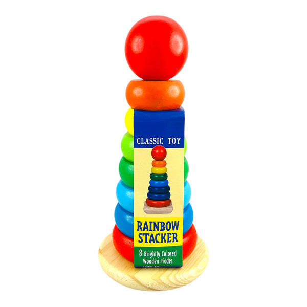 WOODEN RAINBOW STACKER