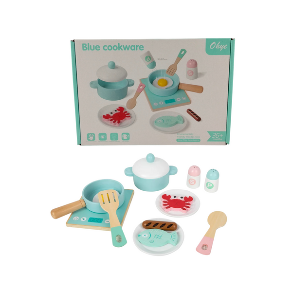 WOODEN COOKWARE SET