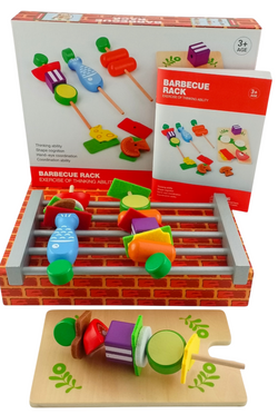 WOODEN BARBEQUE GRILL