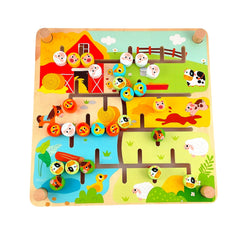 ALPHABET/FARM MAZE - TOOKY TOY