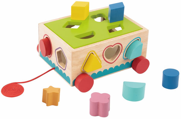 TOOKY TOY SHAPE SORTER CART -OUT OF STOCK