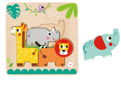 JUNGLE ANIMAL LAYERED PUZZLE