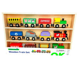TOOKY WOODEN MAGNETIC TRAIN SET