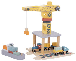 TOOKY TOY - PORT CRANE SET