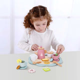 WOODEN AFTERNOON TEA SET - TOOKY TOY - SOLD OUT