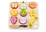 WOODEN CUTTING FRUITS - 9 FRUITS - TOOKY TOY