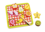 WOODEN CUTTING FRUITS - 9 FRUITS - TOOKY TOY