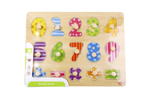 NUMBER PUZZLE - TOOKY TOY