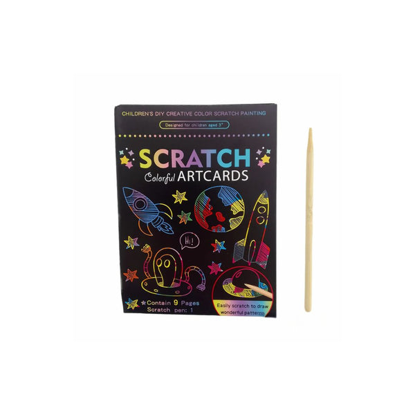 SPACE SCRATCH CARDS