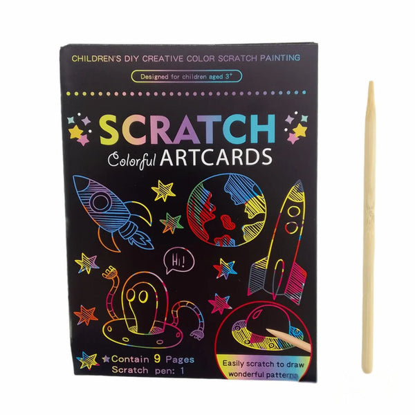 SPACE SCRATCH CARDS