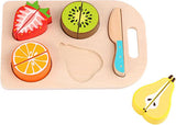 WOODEN CUTTING FRUIT - 4 FRUITS - TOOKY TOY