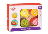 WOODEN CUTTING FRUIT - 4 FRUITS - TOOKY TOY