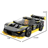 COGO BUILDING BLOCKS - RACING PIONEER - BLACK AND YELLOW