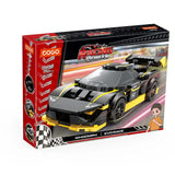 COGO BUILDING BLOCKS - RACING PIONEER - BLACK AND YELLOW