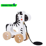 PULL ALONG ZEBRA - TOOKY TOY-SOLD OUT