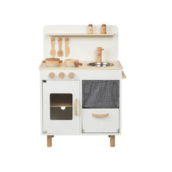 WOODEN KITCHEN - CREAM - TOOKY TOY - OUT OF STOCK