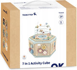 7 in 1 ACTIVITY CUBE - PASTEL - TOOKY TOY