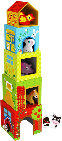 NESTING BOXES - FARM - TOOKY TOY