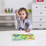 DINO PEG PUZZLE - HI PANDO
