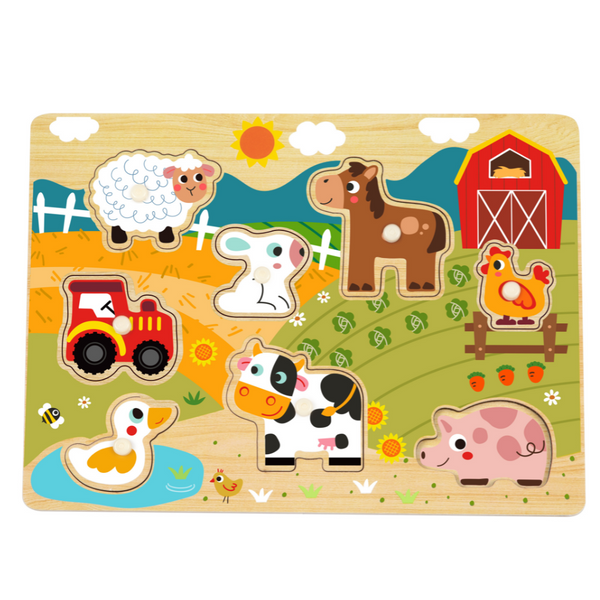 FARM PEG PUZZLE - HI PANDO