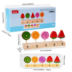WOODEN MATCHING GAME
